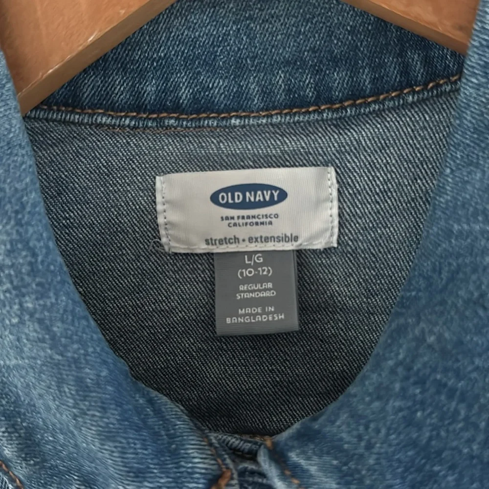 Old Navy FA 2017 Collection Denim Trucker Jacket Size L/G (10-12)